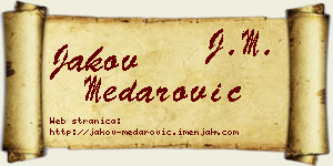 Jakov Medarović vizit kartica